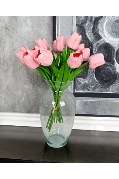 PEKİBU MODERN SADE CAM VAZO ŞEFFAF