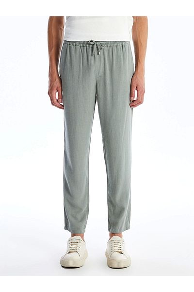 LC Waikiki Ανδρικό παντελόνι LCW Vision Green Standard Fit