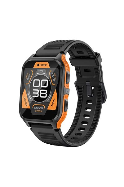 Choice Black Orange Colmi P73 1.9" Outdoor Military Smart Watch Men Bluetooth Call Smartwatch For Xiaomi An