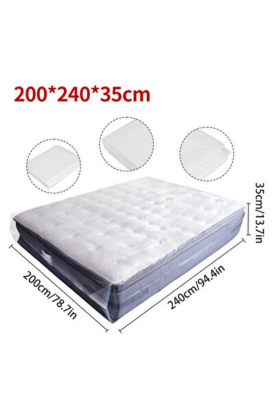 Choice 200x240x35 سم كيس بلاستيكي للتغليف مقاوم للغبار والرطوبة غطاء حماية لل...