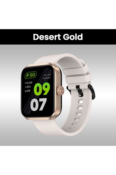 Zeblaze Desert Gold New Zeblaze Beyond 3 Plus GPS Smart Watch 1.78'' AMOLED Display Built-in Amazon Alexa Ma