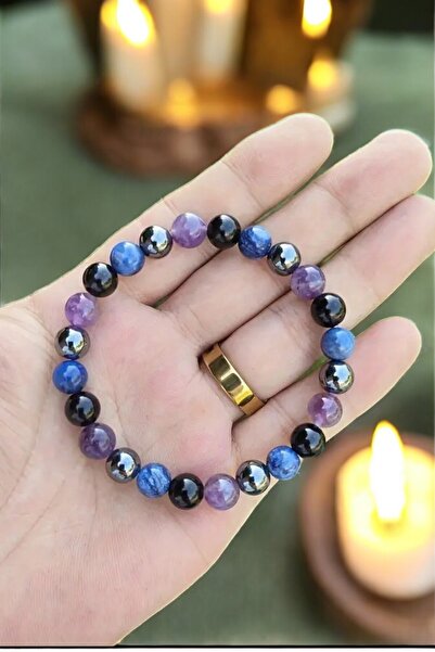 NBS Beautiful Naturel Stones هدية ملهمة للجنسين حجر السج، الهيماتيت، الجمشت، ...