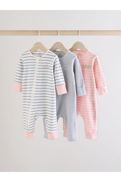 Next Baby 100% Cocktail Blue Yellow Takinli 3-Piece Sleeping Lap Set