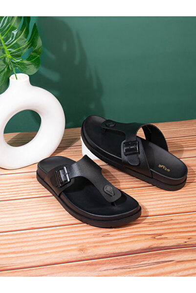 Styli Buckle T Strap Comfort Sandals