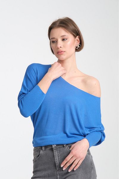 Su Moda Îmbrăcăminte pentru femei Bluză Pulover subțire de vară Guler în U Umăr fără umăr Mânecă lungă Mucegai confortabil Top subțire din viscoză Îmbrăcăminte