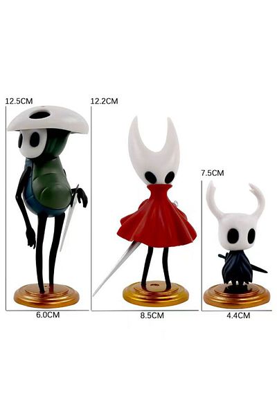 Choice 3Pcs 3pcs/set Hollow Knight Toys Anime Game Figure The Knight Action Figure Hornet/Quirrel Figurine