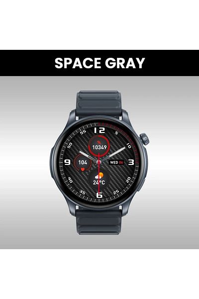 Zeblaze Space Gray New Zeblaze Btalk 3 PRO 1.43" AMOLED Display Smart Watch Bluetooth Phone Callings Health