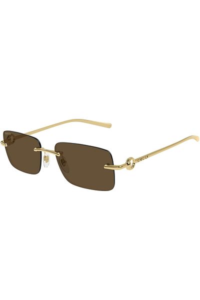 Gucci نظارة شمسية للجنسين Gg1703s 004 مقاس 55*17