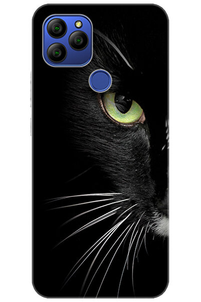 General Mobile GM 21 (G310/G311) Uyumlu Kılıf Desen Baskılı Silikon Siyah Ked...