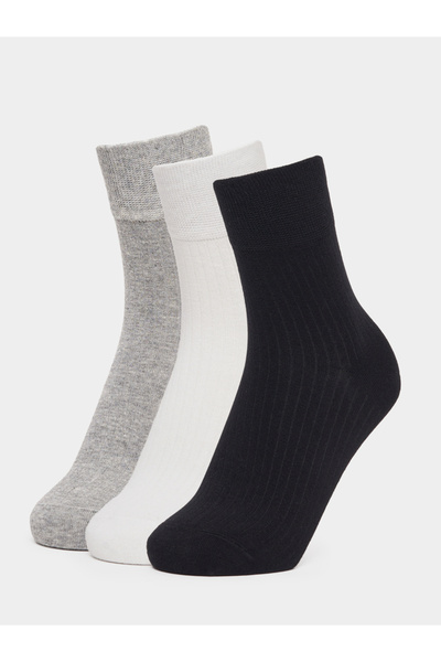 Styli Set of 3 - Assorted Plain Socks