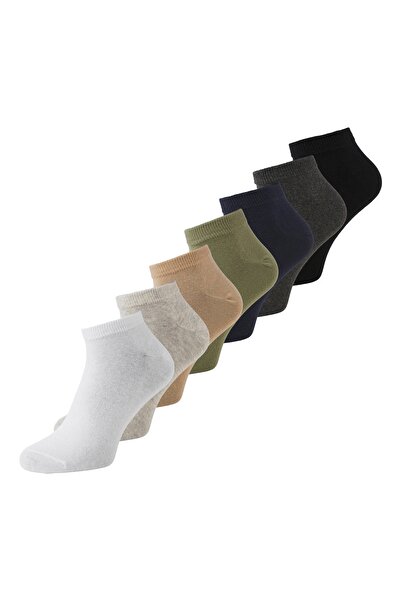 Jack & Jones JACFADE SOLID SHORT SOCKS 7 PACK