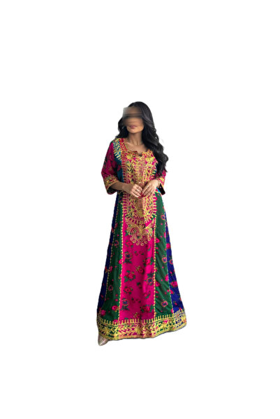 outline Colorful Shalki Jalabiya