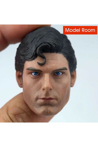 Choice 1/6 Christopher Reeve Head Sculpt Carving Model for 12" Male Soldier Action Figure Body Dolls