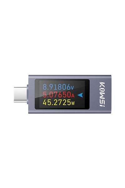 Choice KWS-2303C Multi-function Type-C Voltage Tester Color Screen Digital Power Meter Voltage Current Moni