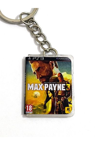 Cosmic Star Max Payne 3 Ps3 Miniature Game Box Keychain