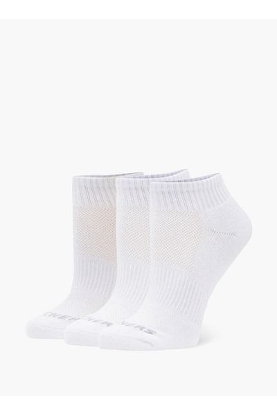 SKECHERS Women's 1/2 Terry Crew Length Sports Socks - S111035C-100