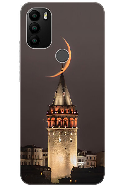 General Mobile GM 21 PLUS (G510/G511) Uyumlu Kılıf Desen Baskılı Silikon Galata Kulesi STK:673 CP-sKFWo9D