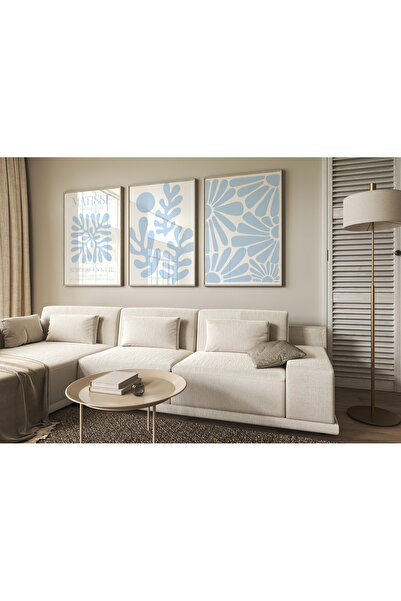 POSTER Matisse 3lü poster seti, Modern Poster 3lü set
