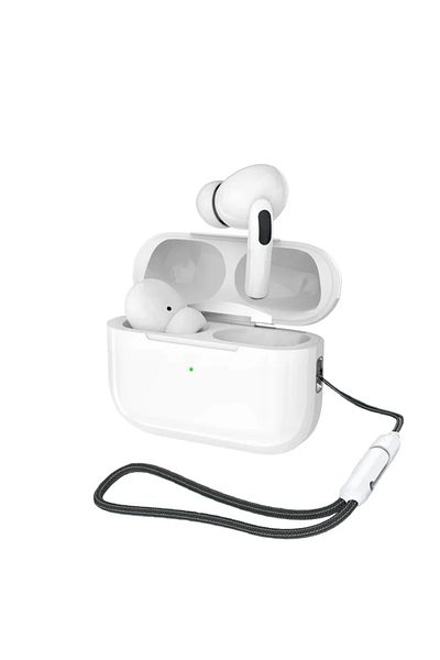 Choice WHITE Air Pro True Wireless Bluetooth Earphones Headphones Bin Lanyard HiFi Sound Low Latency Noise