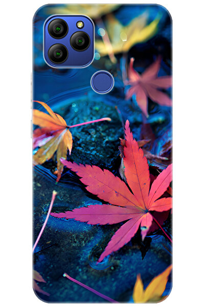 General Mobile GM 21 (G310/G311) Uyumlu Kılıf Desen Baskılı Silikon Yapraklar...