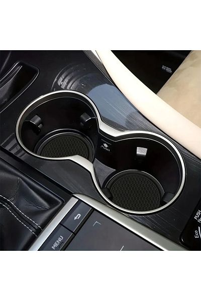 Choice 2pcs Black Car Auto Cup Holder Anti Slip Insert Coasters Pads Interior Accessories Universal Fits...
