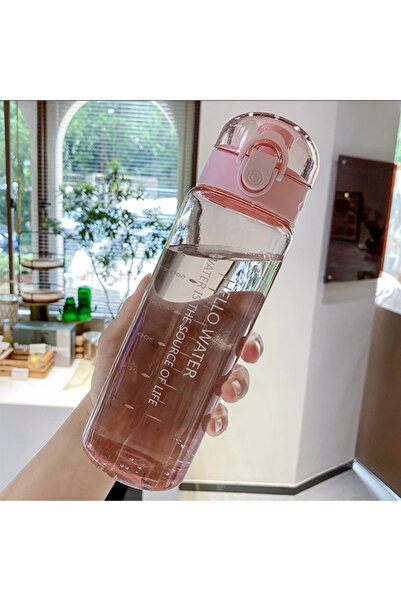 Choice 780ml Pink 1pc Spring Summer 780ml Large Capacity Portable Water Bottl...