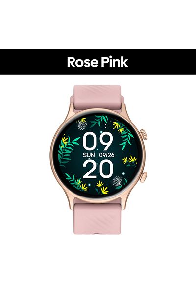 Zeblaze Rose Pink 2024 New Zeblaze Btalk 2 Lite Voice Calling Smart Watch Large 1.39'' HD Display Health and