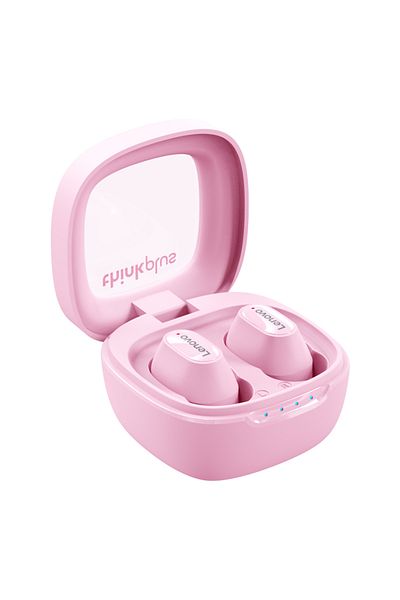 Choice Pink Lenovo Thinkplus XT62 Earphone Bluetooth 5.3 Headphones Waterproof Touch Control Low Latency Hi
