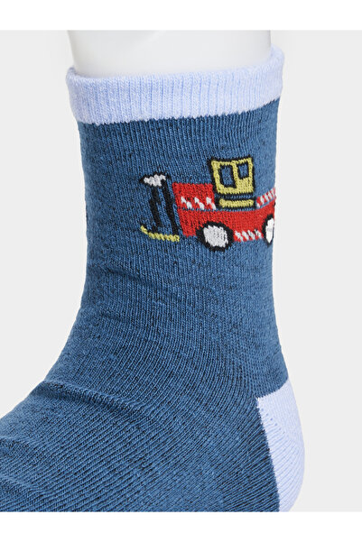 Styli Set of 5 - Cartoon Car Printed Socks