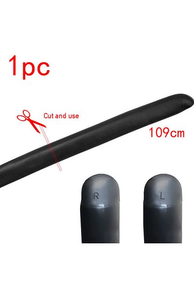 SEAMETAL 109cm 1pc SEAMETAL Car B Pillar Seal Strip Waterproof Window Weather Strip Noise Reduction Universal