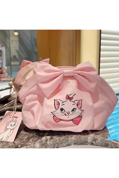 Choice Marie Cat New Disney Cartoon Image Marie Cat Series Storage Bag Kawaii Multifunctional Girl Portable