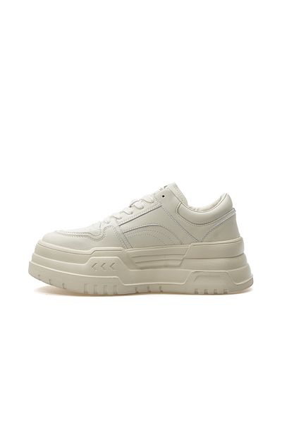 Lufian Darla Pantofi sport casual din piele naturală pentru femei 25 ani 121230020   Z alb