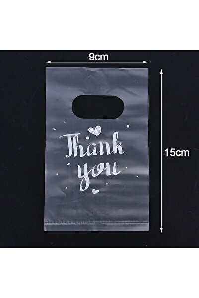 Choice1 100 حقيبة الشكر الصغيرة، 9×15 سم، حقيبة تسوق بلاستيكية، حقيبة تعليقة ...
