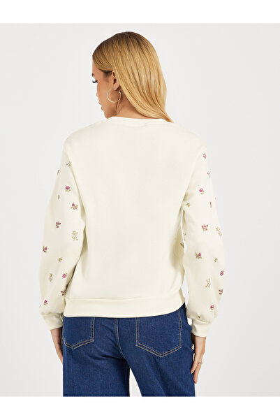 Styli Floral Print Regular Fit Sweatshirt