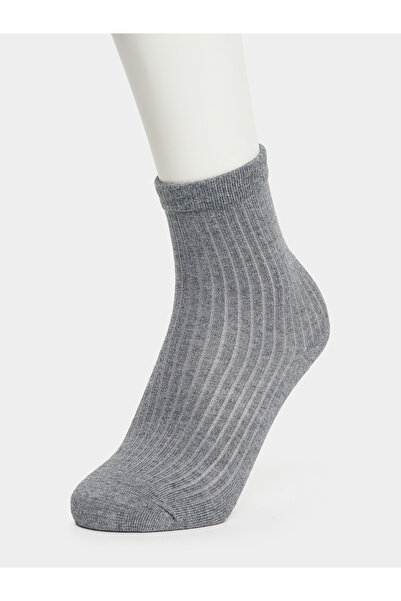 Styli Set of 4 - Solid Rib Knit Socks