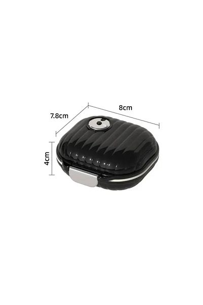 Choice Small black Mini Portable Pill Box Travel for Seven Days Multi Grid Split Package Pills Tablets Seal