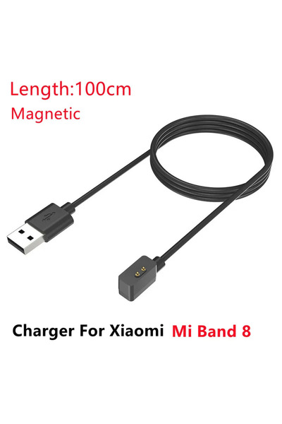 Choice شاحن مغناطيسي لسوار Mi Band 8-100 سم، كابل شحن USB لسوار Mi Band 8 و7 ...