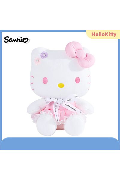Choice Height 22cm Sanrio Hello Kitty Kuromi Melody Cinnamoroll Pochacco Stuffed Toys Cute Plush Toys Kawai