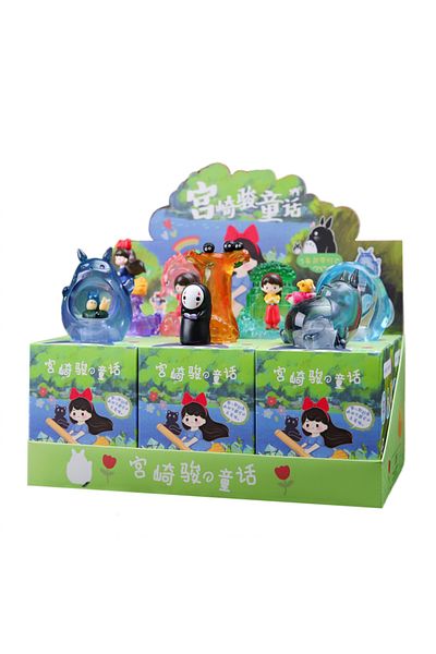 Choice End Box 6 Pcs 6pcs/set Hayao Miyazaki Fairy Tale Blind Box Cartoon Anime Doll Mysterious Box Glowing