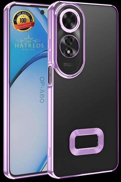 Hatreds Oppo A60 Uyumlu Kılıf Logo Gösteren Renkli Silikon Kapak