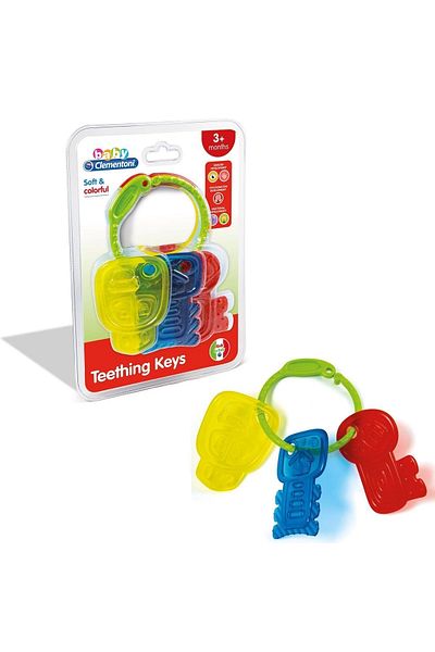 Baby Clementoni 17057 Baby - 3 Months Colorful Switched Teether