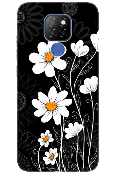 General Mobile GM 20 (G301/G301d) Uyumlu Kılıf Desen Baskılı Silikon Papatya ...