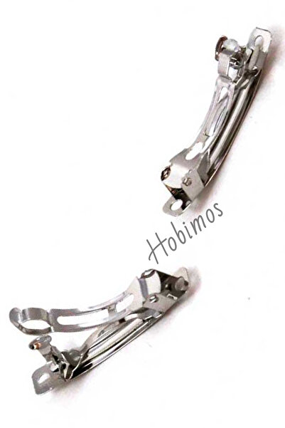 Hobimos 5Pcs 4cm Silver Color Metal Automatic Buckle