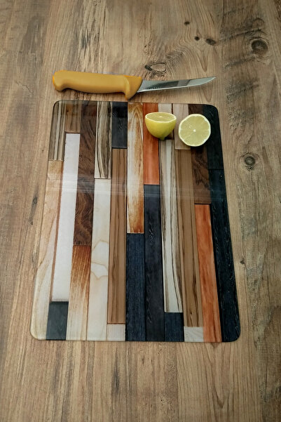 CONCEPT CAM Glass Cutting Board and Presenter, 20X30 Cm, 4 mm