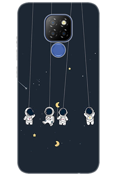 General Mobile GM 20 (G301/G301d) Uyumlu Kılıf Desen Baskılı Silikon Astronot...