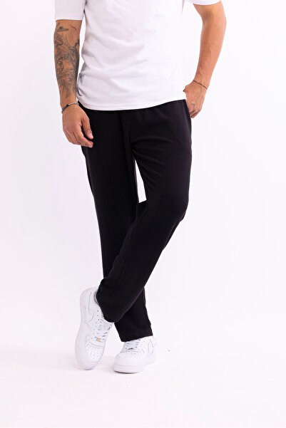 ZİNOX Erkek Baggy Burgu Desen Likralı Rahat Kullanışlı Pantolon