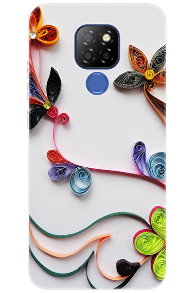 General Mobile GM 20 (G301/G301d) Uyumlu Kılıf Desen Baskılı Silikon Çiçek De...