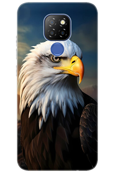 General Mobile GM 20 (G301/G301d) Uyumlu Kılıf Desen Baskılı Silikon Kartal S...