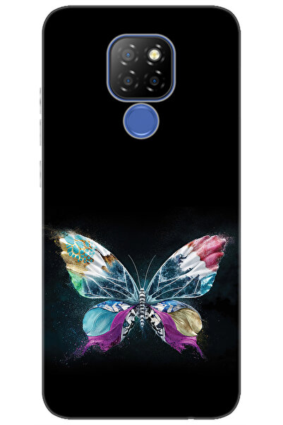 General Mobile GM 20 (G301/G301d) Uyumlu Kılıf Desen Baskılı Silikon Kelebek ...