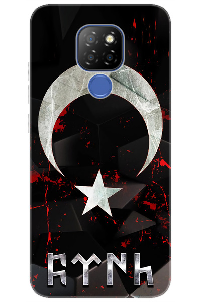 General Mobile GM 20 (G301/G301d) Uyumlu Kılıf Desen Baskılı Silikon Ay Yıldı...